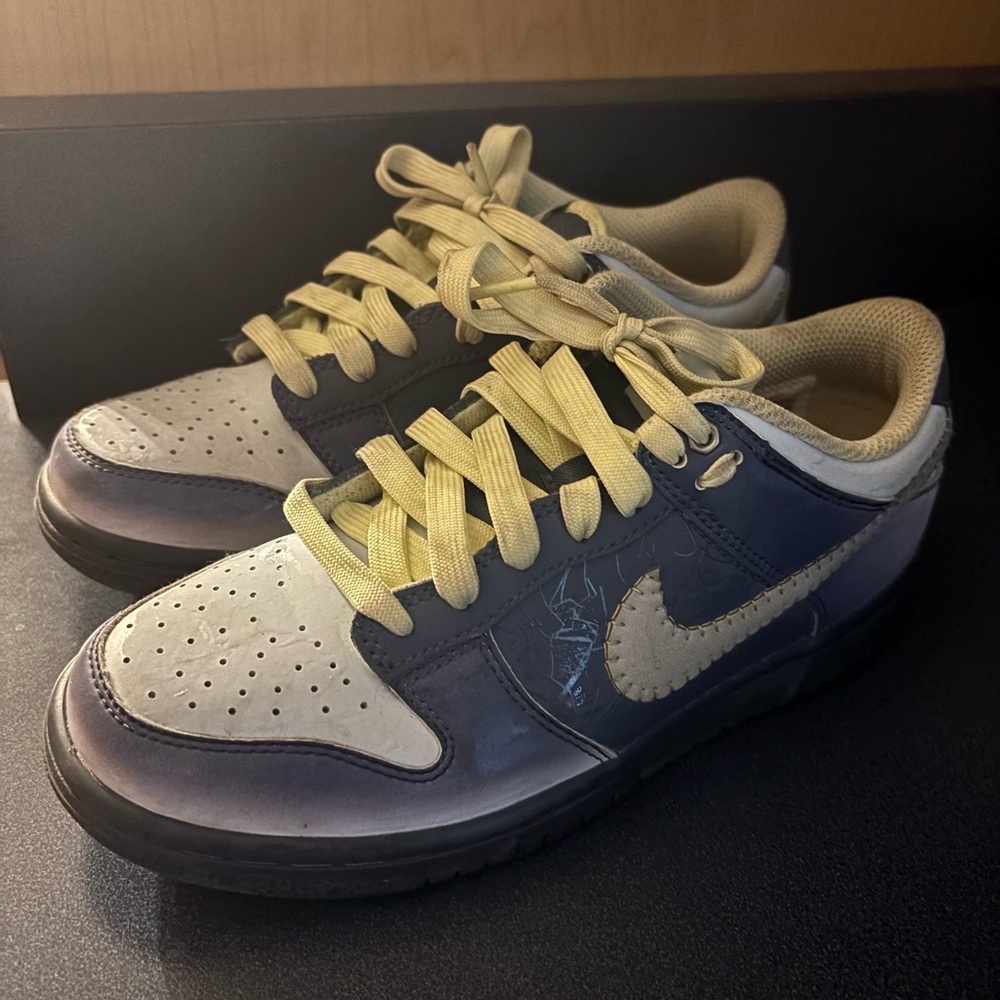 Nike Blue and Cream Sneakers